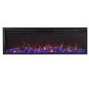 Buy cheap 2800mm Built-in Electric Fireplace 750-Watt / 1500-Watt Three Diming LED Light from wholesalers