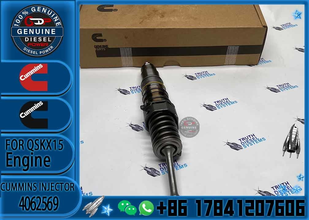 Genuine And New Diesel Fuel Injector 4062569 4062569NX 4062569RX 4010346 For CUMMINS QSX15 ISX15