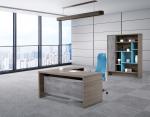 Two - Side Melamine Chipboard Executive Office Table Furniture For Deputy