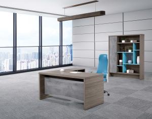 Quality Two - Side Melamine Office Furniture Chipboard Executive Table For Deputy Directors / CEO wholesale