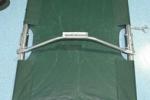 190*55*80cm Folding Transport Stretcher For Hospital Stainless Steel
