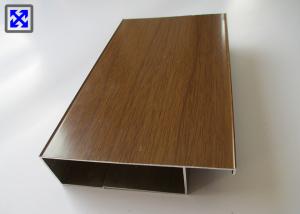 Quality Cherry Wood Grain Modular Kitchen Aluminium Profile For New Chinese Decoration wholesale