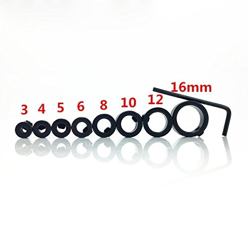 8PCS Drill Stop Depth Set Collar Customized Packing for High-End Hardware Performance