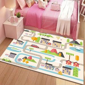 Quality Crystal Velvet Childrens Playroom Rug 80*160cm Game Room Carpet wholesale