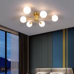 LED Chandelier For Living Room Bedroom Dining Room Kitchen Glass Ball Ceiling