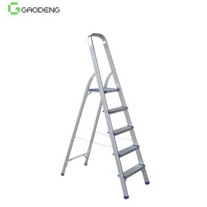 Quality Blue Plastic Aluminum Folding Ladder 9 Steps Using Hight 198 Cm wholesale