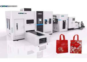 Quality Laminated Nonwoven Fabric Non Woven Box Bag Making Machine Full Automatic wholesale