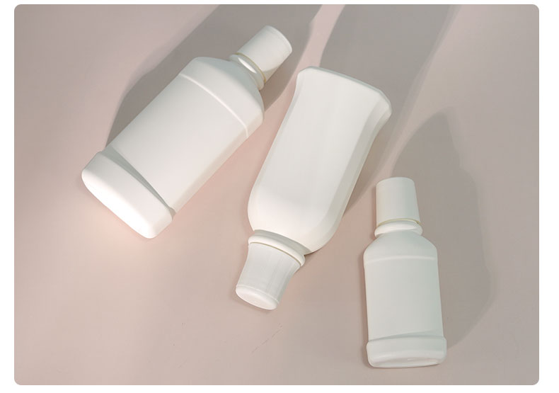 Customized Plastic Mouthwash Bottle 100ml/250ml/300ml Empty Body Lotion Bottles For Cosmetic