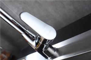 Quality Durable Brushed Stainless Kitchen Faucet Sink Mixer Taps With 50cm Flexible Hoses wholesale