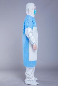 Quality 100g Sleeve And Chest Reinforced Surgical Disposable Gowns wholesale