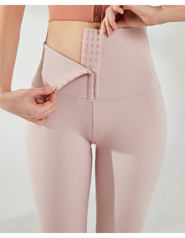 Adjustable Hook 100pcs High Waisted Seamless Workout Leggings ZHIHUI No See Through