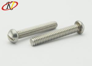 Quality Stainless Steel 18-8 Round Head Slotted Machine Screws wholesale