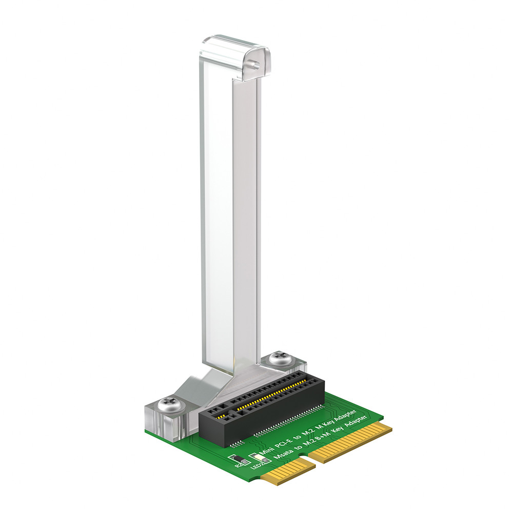 M.2 NGFF Nvme SSD To Mini PCI-E Adapter (Vertical Installation) For 2280 NVME SSD