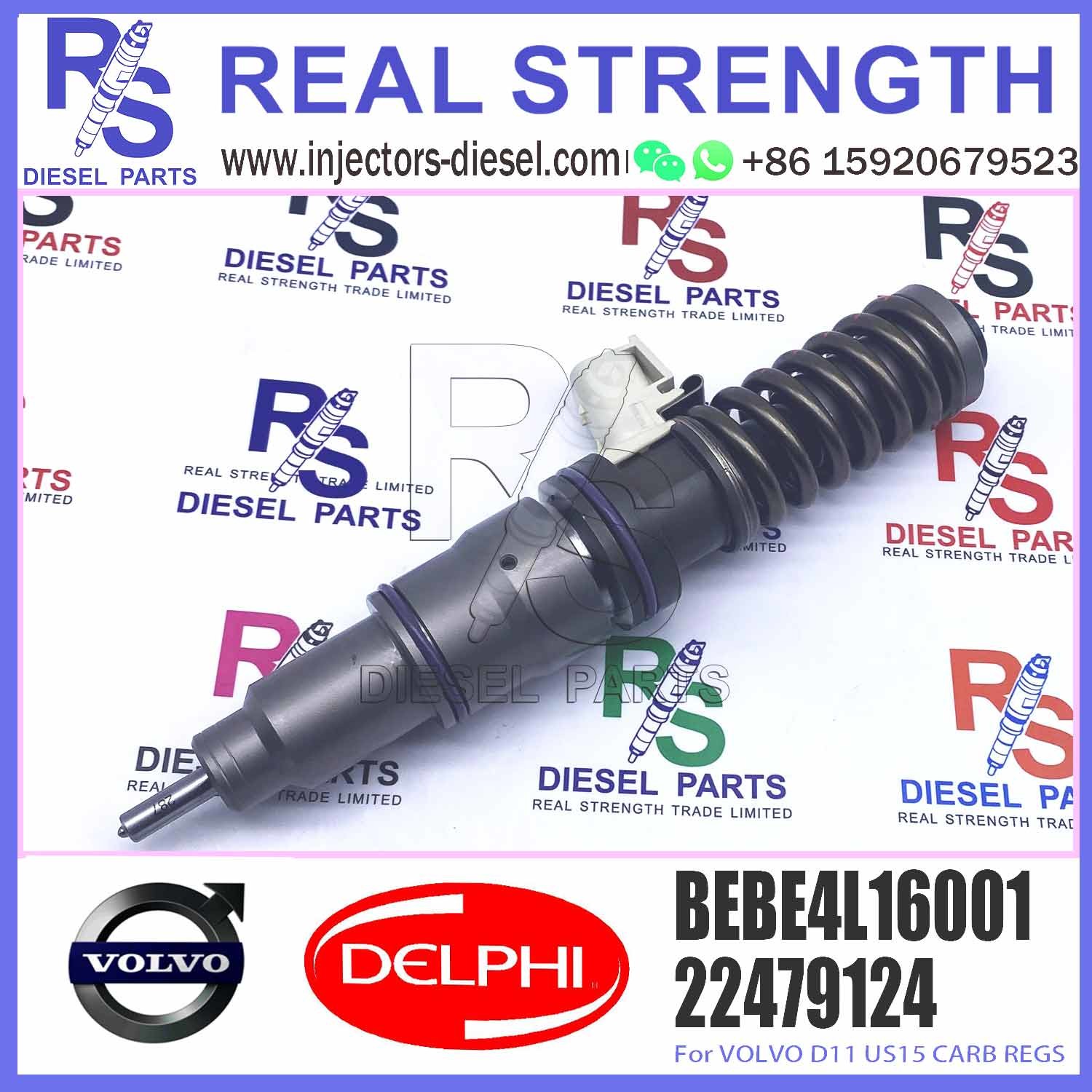 22479124 BEBE4L16001 Diesel Fuel Injector For V-O-L-V D13 BEBE4L16001 22479124