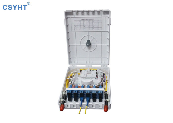 IP22 ABS 1*8 PLC 24cores FTTH Fiber Optic Terminal Box