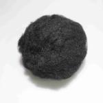 Recycled PET Solid 4080 Polyester Short Cut Fiber 15D Black Staple Fiber