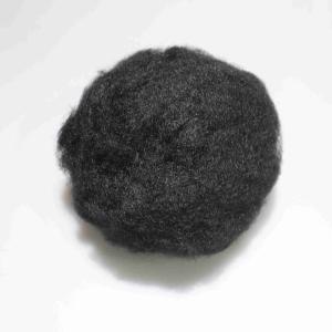 Quality Recycled PET Solid 4080 Polyester Short Cut Fiber 15D Black Staple Fiber wholesale