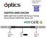 QSFPDD-200G-DAC2M 200G QSFPDD to QSFPDD DAC Direct Attach Cable Cables (Passive)