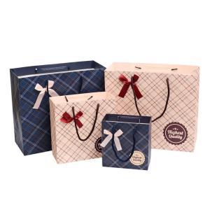Quality Recycled Wedding Kraft Paper Gift Bags With Handles Printable wholesale