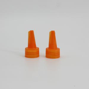 Quality Hot Stamping 24mm Orange Flip Top Lid For Ketchup wholesale