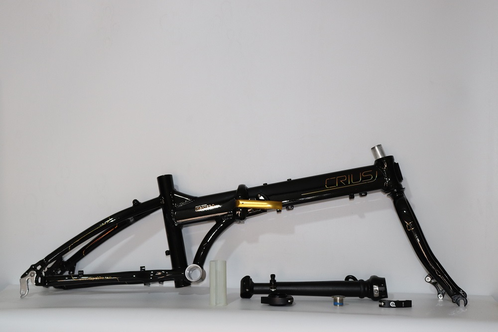 customized Yes 2900g Crius Custom 20 inch Aluminium Frame Folding Bike Bicycle Frame