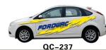 Custom PVC Water Proof Novelty Car Body Sticker QC-237K