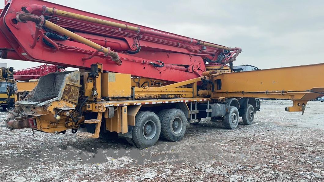 Stock 2013 Putzmeister 53m Used Concrete Pump Trcuk Boom Pump