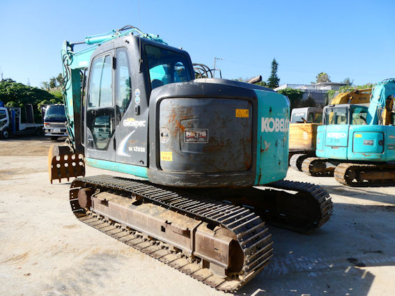Used Japan Kobeclo Excavator SK125SR with 7707 Working Hours and 0.45 Bucket Capacity