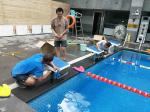 Standard 13KG 1 Step 500m Portable Diving Blocks