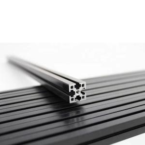 Quality Black Anodized T Slot Aluminium Extrusion Profile ISO9001 wholesale