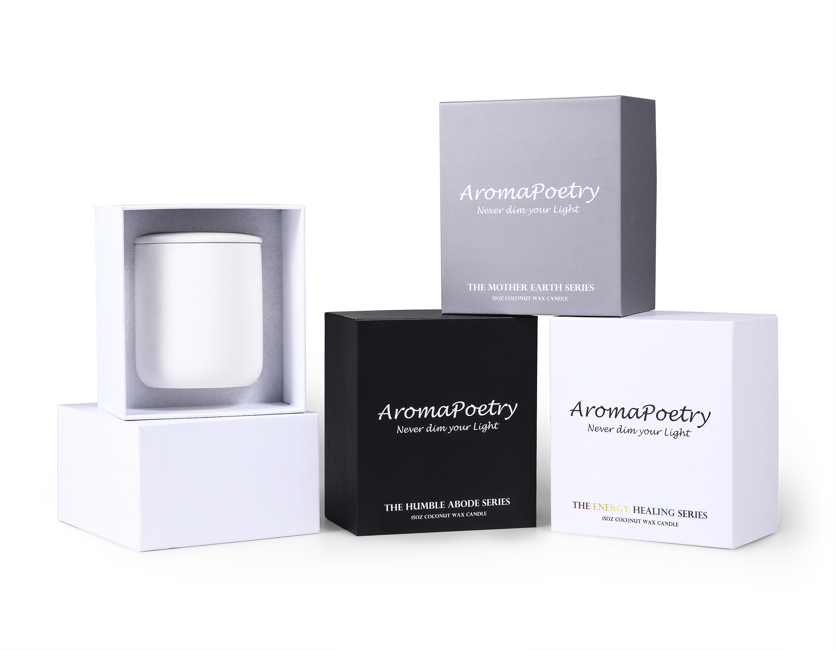 Rigid Gift Candle Box Aromatherapy Paper Boxes For Cosmetic And Candle Package