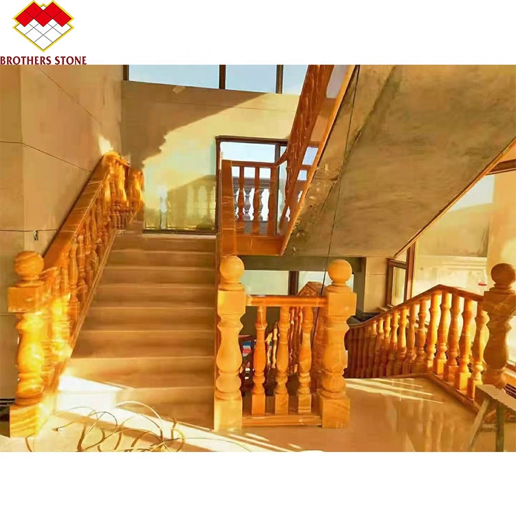 Good Marble Stone Handrail Balustrade Design for Porch and Balcony FOB/CNF Delivery Terms