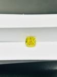 2CTS Cushion Loose Lab Created Yellow Diamond IGI Certified