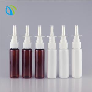 Quality Nose Cleaner 18mm Nasal Spray Pumps Ribbed 10/410 55mm White wholesale
