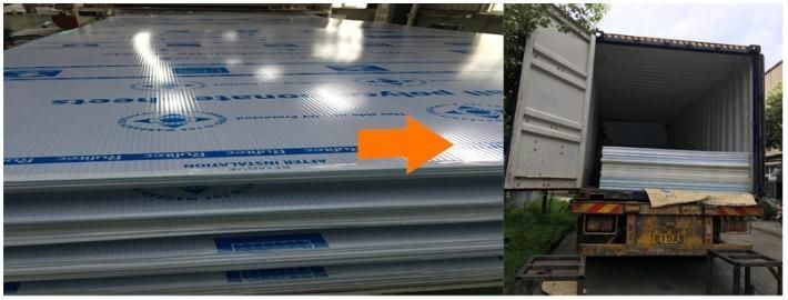 Anti UV Lamina De Policarbonato Greenhouse Skylight Polycarbonate Hollow Sheet