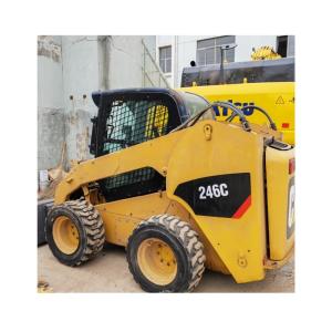 Quality Used wheel Excavator good condition CAT246 reasonable price track wholesale