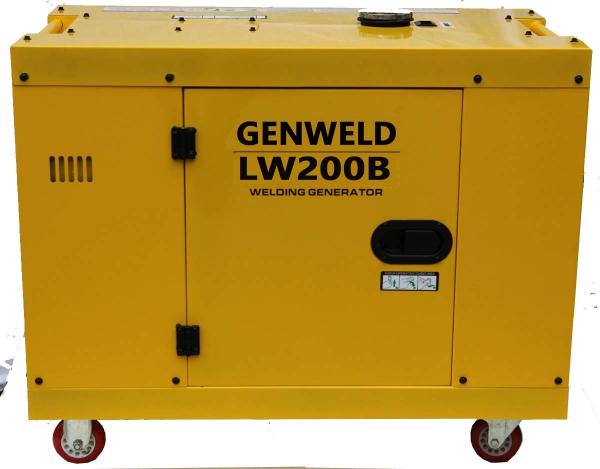 Silent Diesel Welder Generator WD200B 200A Diesel Generator Welding Machine