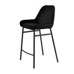 American Modern Bar Stool Chairs Leather Velvet With Wooden Counter