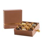 Nine Grids Chocolate Rigid Cardboard Box Food Grade Multi Grid Drawer Storage