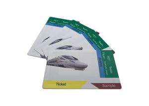 Quality Waterproof PVC / Paper RFID Ticket Card 13.56Mhz With Ultualight EV1 Chip wholesale