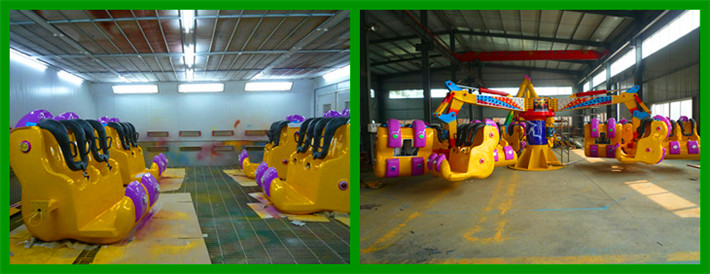 Kids amusement ride rotary games 24 seats energy storm ride for sale