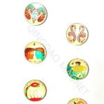 Dia 30mm SmFeN Decorative Refrigerator Magnets Permanent Magnet Assembly