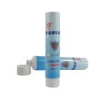 Round Plastic Cosmetic Packaging Tube Transparent Empty Lotion shower gel