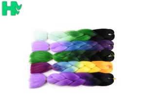 Quality 95 - 100g Artificial Synthetic Hair Pieces / Braiding Hair Extensions wholesale