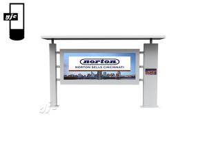 Quality 98 Inch 4K Advertising Bus LCD Digital Signage wholesale