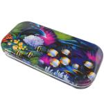 Painted Square Tin Containers Box For Eraser / Pen / Stationery