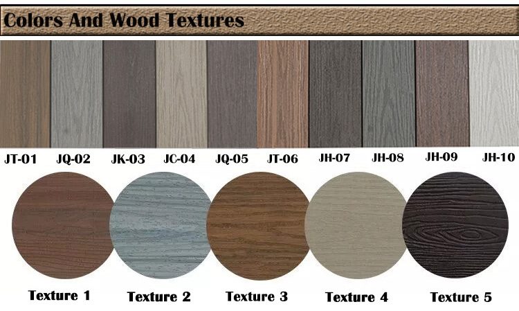 PVC Foam Grey Wood Plastic Composite House Wall Siding Panel for Outdoor Construction