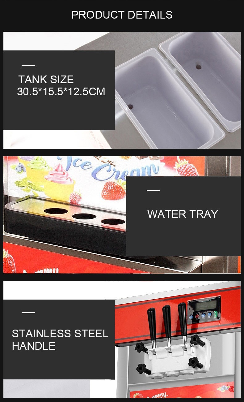 Commercial cheap soft ice cream machine for sale
