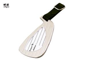 Quality Small Durable Luggage Label Tags , Cool Id Luggage Tags With PU Leather Strap wholesale