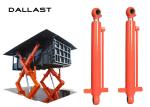 ISO9001 Garbage Truck Hydraulic Cylinders , Long Stroke Hydraulic Oil Cylinder